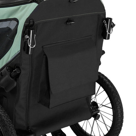 Hitch A Bike - Petrive GGBike | Dog Bike Trailer | 2-in-1 Stroller Combo | Turquoise - Hitch A Bike - GGBIKE-2IN1-T