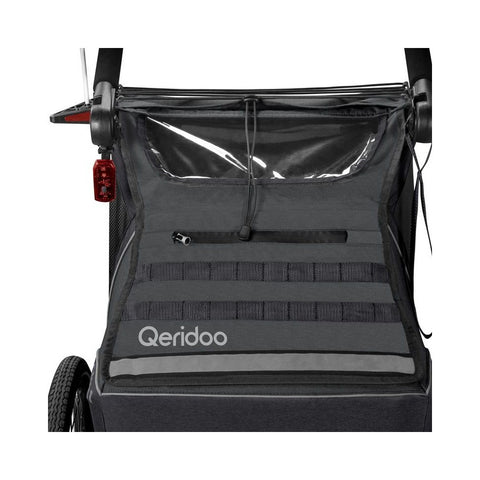 Qeridoo Kidgoo 1 | Phantom Grey | Child Bike Trailer — image 6