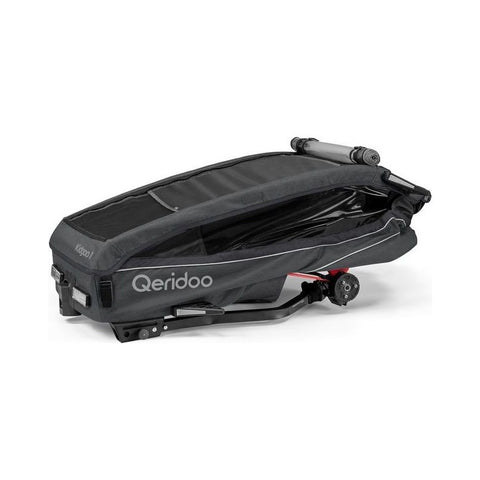 Qeridoo Kidgoo 1 | Phantom Grey | Child Bike Trailer — image 9