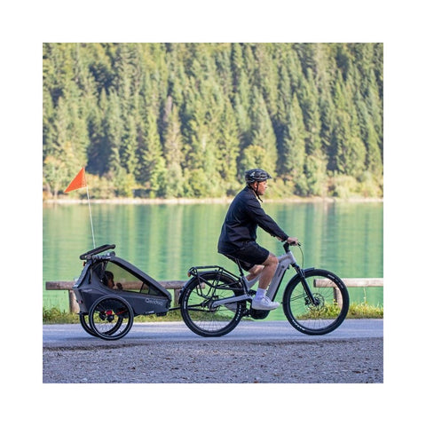 Qeridoo Kidgoo 1 | Pacific Blue | Child Bike Trailer — image 15