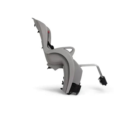 Hamax Kiss Frame-Mounted Bike Seat — Medium Grey/Black