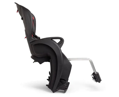 Hamax Kiss Frame-Mounted Bike Seat 2026 — Black/Red