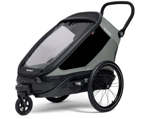 Hamax Outback Next Bike Trailer (1-seat, Dusty green) 2026 — Dusty green