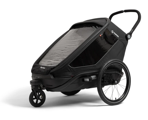 Hamax Outback Next Bike Trailer (2-seat, Black) 2026 — Black (view 5)
