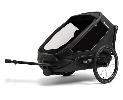 Hamax Outback Next Bike Trailer (2-seat, Black) 2026 — Black (view 4)