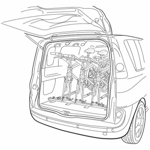 Peruzzo - Peruzzo - In-Car Bike Carrier - 2 Bike - PER651 - Hitch A Bike - {{ shop.shopifyCountryName }}