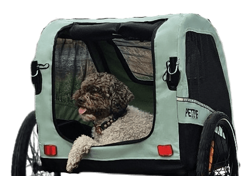 Petrive - Petrive Active ONE | Dog Bike Trailer | 2-in-1 Stroller Combo | Turquoise - Hitch A Bike - PTTRACTIVGRESET1