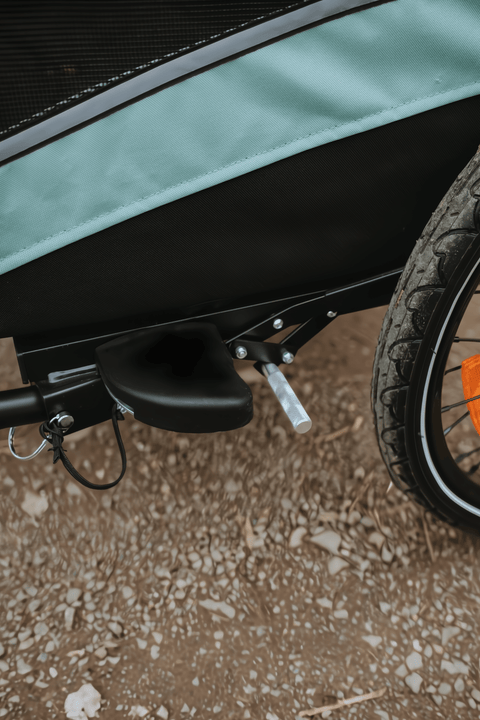 Petrive - Petrive Active ONE | Dog Bike Trailer | 2-in-1 Stroller Combo | Turquoise - Hitch A Bike - PTTRACTIVGRESET1