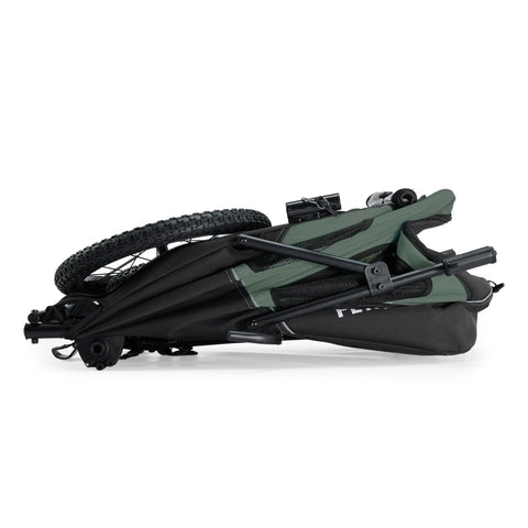 Petrive - Petrive GGBike | Dog Bike Trailer | 4-in-1 Jogger Stroller Kennel Combo | Forest Green - Hitch A Bike - GGBIKE-4IN1-FG