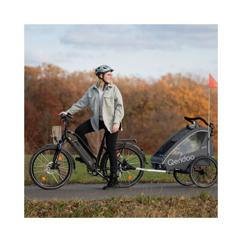 Qeridoo QUPA 1 Grey wheel and reflector