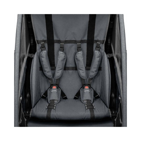 Qeridoo QUPA 2 | Grey | Two-Seater Child Bike Trailer — image 4
