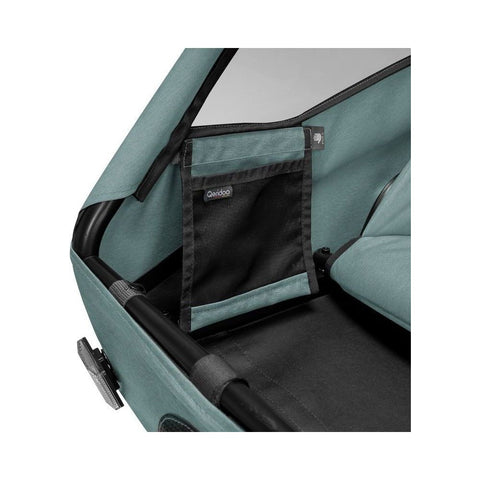 Qeridoo QUPA 2 Plus | Mineral Blue | Two-Seater Child Bike Trailer — image 13