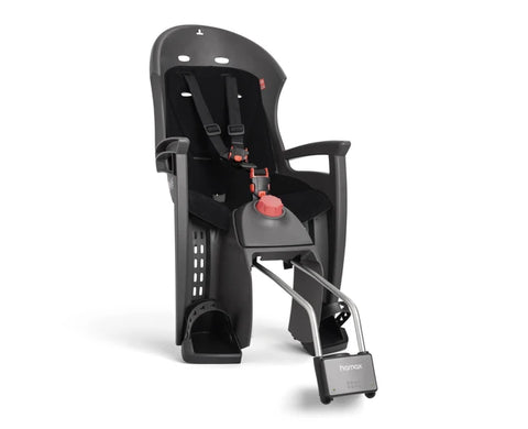 Hamax Siesta Frame-Mounted Bike Seat 2026 — Grey/Black (view 3)