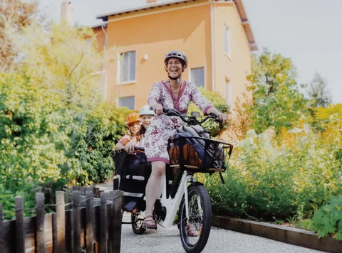 The AddBike U-Cargo Family Cargo eBike | Anthracite