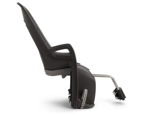 Hamax Zenith Frame-Mounted Bike Seat — Grey/Red