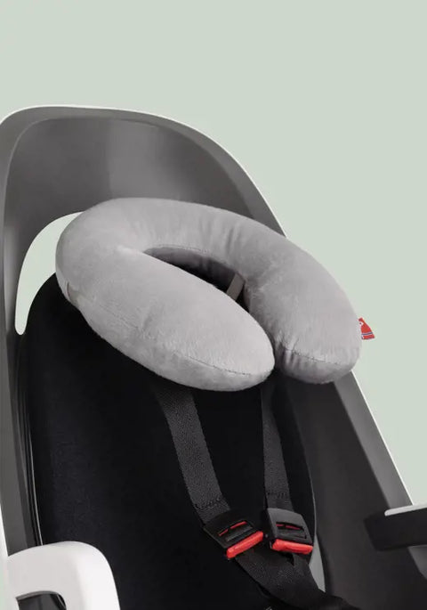 Hamax Zenith Frame-Mounted Bike Seat 2026 — Grey/Red (view 5)