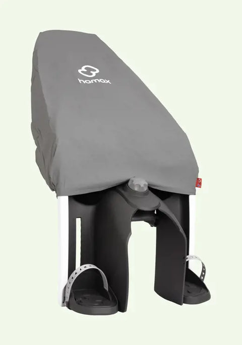 Hamax Zenith Rack-Mounted Bike Seat 2026 — Grey/Red (view 5)