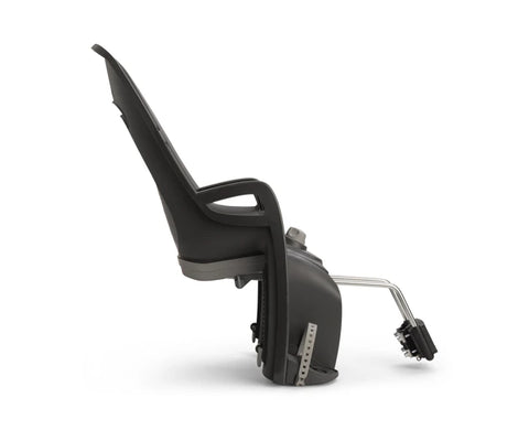 Hamax Zenith Relax Frame-Mounted Bike Seat — Grey/Red