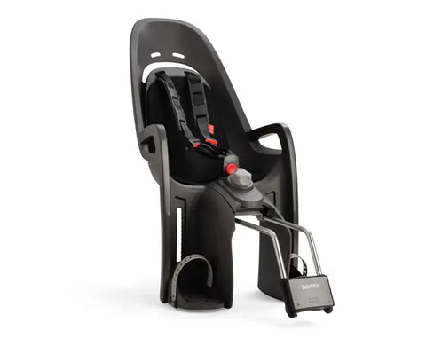 Hamax Zenith Relax Frame-Mounted Bike Seat 2026 — Grey/Black (view 3)
