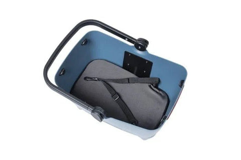 Basil - Basil® Buddy Front Bicycle Dog & Cat Basket Carrier | KlickFix Adapter System | Blue - Hitch A Bike - BAS20020