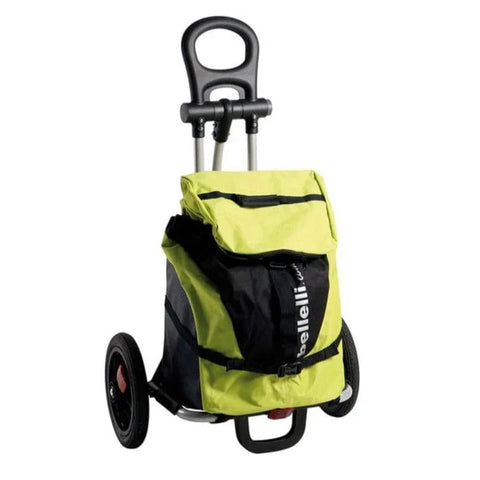 Bellelli Bike Shopping Trolley Lime Bellelli | Cargo Bike Trailer & Trolley | B-Tourist