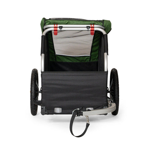 Burley - Burley Dog Bike Trailer | Tail Wagon | Forest Green - BUR947108 - Hitch A Bike - United Kingdom