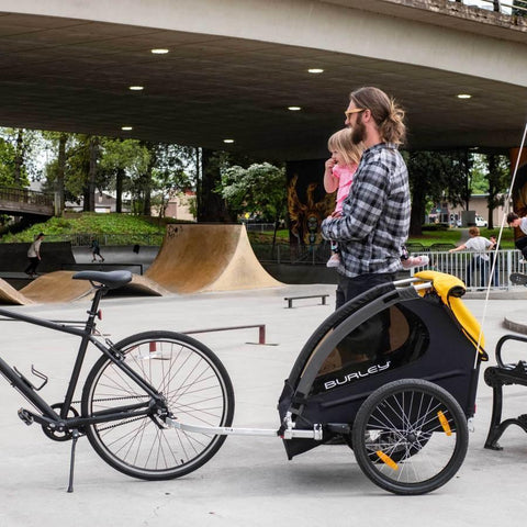 Burley - Burley | Kids Bike Trailer | Burley Bee Single - Hitch A Bike - BUR946211