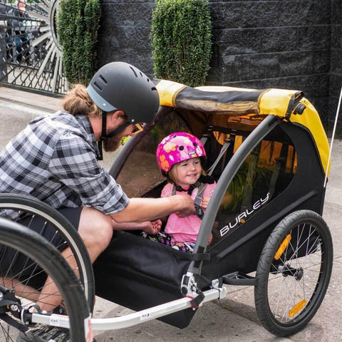 Burley - Burley | Kids Bike Trailer | Burley Bee Single - Hitch A Bike - BUR946211