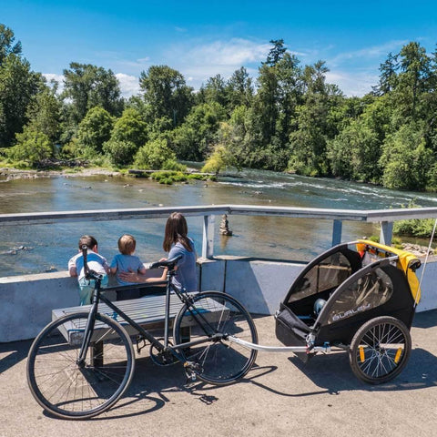 Burley - Burley | Kids Bike Trailer | MY21 Burley Bee - BUR946208 - Hitch A Bike - United Kingdom