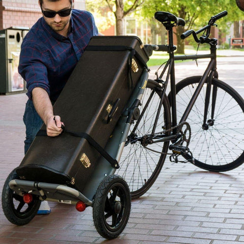 Burley - Burley Travoy Cargo Bike Trailer | Black - BUR951304 - Hitch A Bike - United Kingdom