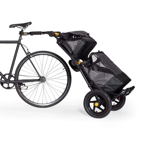 Burley - Burley Travoy Cargo Bike Trailer | Black - BUR951304 - Hitch A Bike - United Kingdom