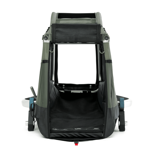 Croozer - Croozer Enna Dog Bike Trailer | Medium | Dogs up to 35kg | Moss Green - 121005222 - Hitch A Bike - {{ shop.shopifyCountryName }}