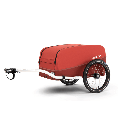 Croozer - Croozer Kalle Cargo Bike Trailer | Large | Up to 45kg | Capacity 92L | Lava Red | 2023 - 121008122 - Hitch A Bike - United Kingdom