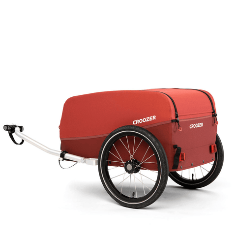 Croozer - Croozer Kalle Cargo Bike Trailer | Large | Up to 45kg | Capacity 92L | Lava Red | 2023 - 121008122 - Hitch A Bike - United Kingdom