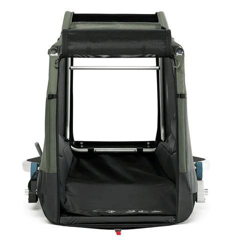 Croozer - Croozer Mikke Dog Bike Trailer | Large | Dogs up to 45kg | Moss Green - 121005422 - Hitch A Bike - {{ shop.shopifyCountryName }}