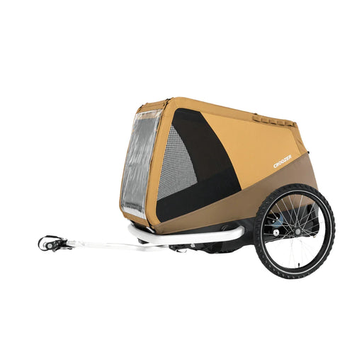 Croozer - Croozer Mikke Dog Bike Trailer | Large | Dogs up to 45kg | Sundown Yellow - 121005322 - Hitch A Bike - {{ shop.shopifyCountryName }}