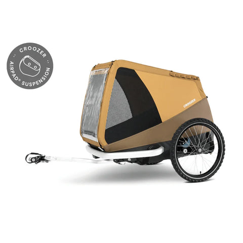 Croozer - Croozer Mikke Dog Bike Trailer | Large | Dogs up to 45kg | Sundown Yellow - 121005322 - Hitch A Bike - {{ shop.shopifyCountryName }}