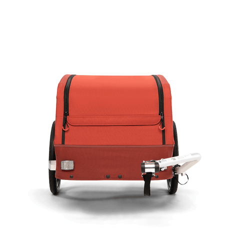 Croozer - Croozer Pakko Cargo Bike Trailer | XLarge | Up to 45kg | Capacity 135L | Lava Red | 2023 - 121008222 - Hitch A Bike - United Kingdom