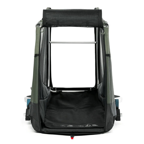 Croozer - Croozer Tammo Dog Bike Trailer | X-Large | Dogs up to 45kg | Moss Green - 121005622 - Hitch A Bike - {{ shop.shopifyCountryName }}