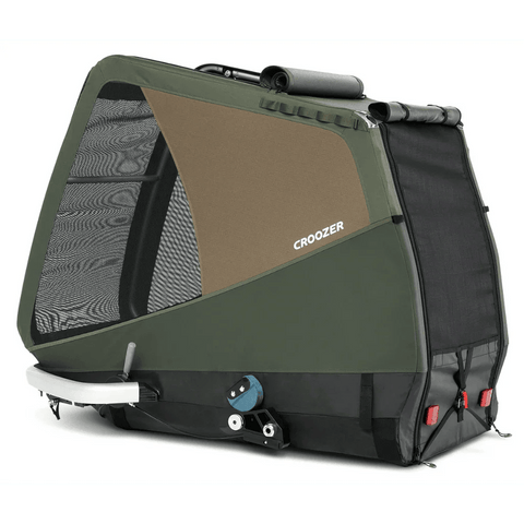 Croozer - Croozer Tammo Dog Bike Trailer | X - Large | Dogs up to 45kg | Moss Green - Hitch A Bike - 121005622