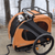 Dutch Dog - DoggyRide Novel 15 Dog Bike Trailer | Orange | Incl. Britch Lite | Dutch Dog Design® - DRN15TR22-OR - Hitch A Bike - United Kingdom