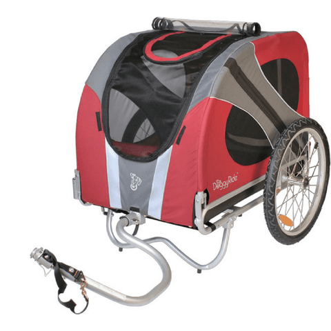 Dutch Dog - Novel DoggyRide Dog Bike Trailer by Dutch Dog - Red - DRNVTR22-RD - Hitch A Bike - United Kingdom