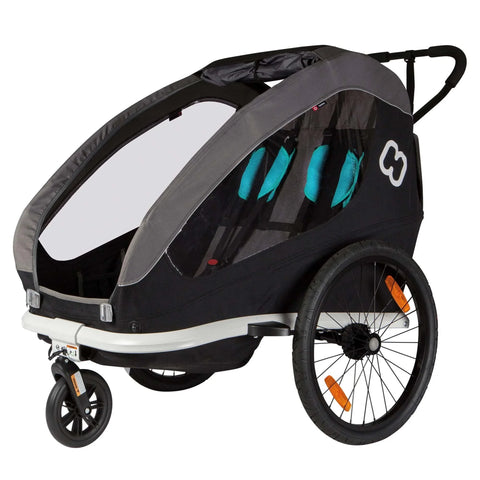 Hamax - Hamax | Traveller Twin Child Bike Trailer - HAM400057 - Hitch A Bike - {{ shop.shopifyCountryName }}