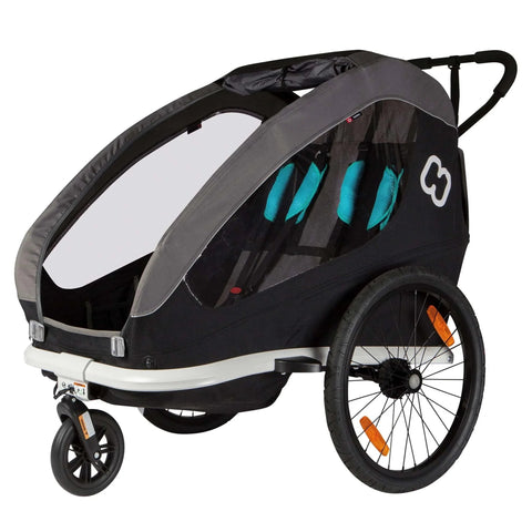 Hamax - Hamax | Traveller Twin Child Bike Trailer - Hitch A Bike - HAM400057