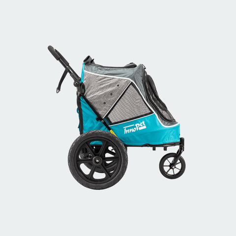 Innopet - Innopet® Sporty Evolution V2.0 Dog Pram & Bike Trailer with Free Rain Cover | Ocean Blue | New - IPS-057/B - Hitch A Bike - United Kingdom