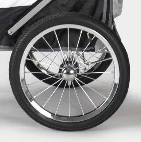 PetsOwnUs - Innopet® Sporty Deluxe Dog Pram & Bike Trailer Back Wheel - IPS-050/BW - Hitch A Bike - United Kingdom